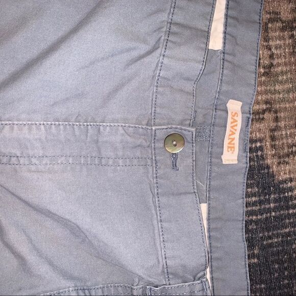 Savane Men's blue mirage cargo hiking elastic sides shorts 44 - Picture 5 of 6